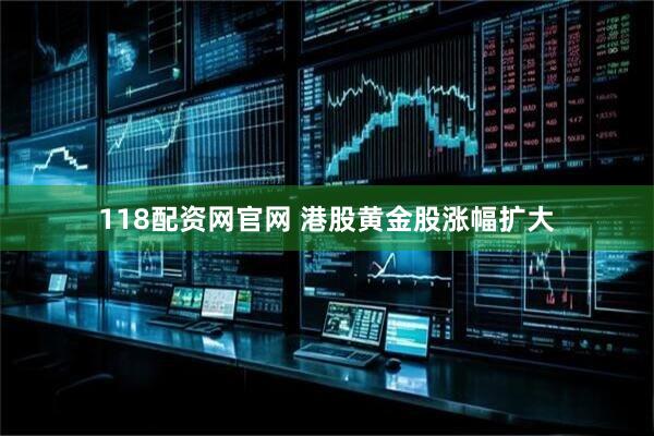 118配资网官网 港股黄金股涨幅扩大