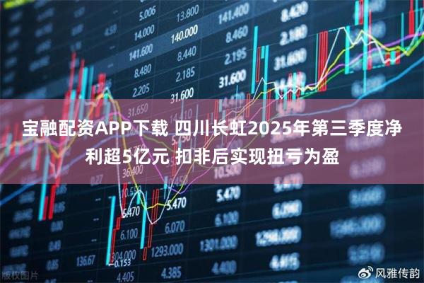 宝融配资APP下载 四川长虹2025年第三季度净利超5亿元 扣非后实现扭亏为盈