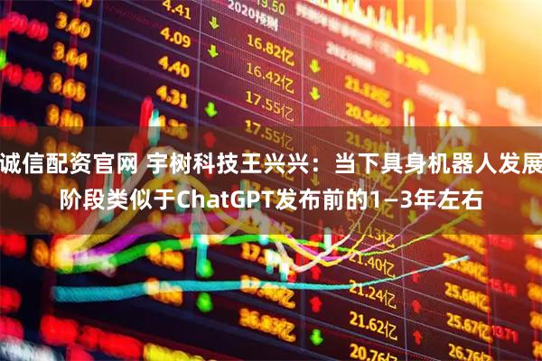 诚信配资官网 宇树科技王兴兴：当下具身机器人发展阶段类似于ChatGPT发布前的1—3年左右