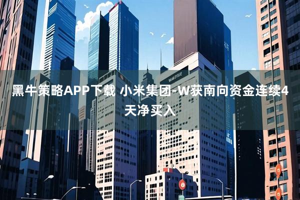 黑牛策略APP下载 小米集团-W获南向资金连续4天净买入